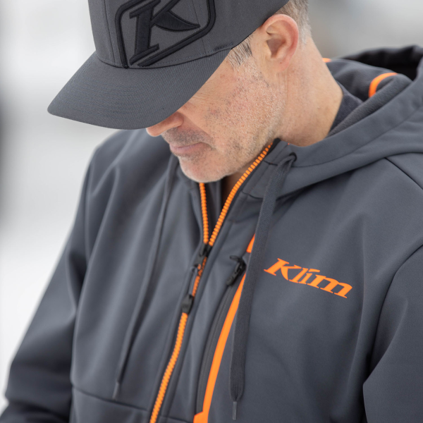 Hanorac Snowmobil Klim Transition Mid-Layer Black - Asphalt, 8, nordicamoto.ro