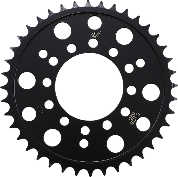 Lightweight Steel Sprocket Black, Zinc, 1, nordicamoto.ro