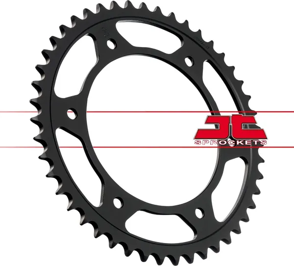 JT SPROCKETS Acél hátsó lánckerék, fekete, 3, nordicamoto.ro