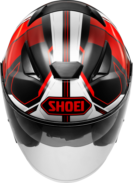 SHOEI J-CRUISE3 WHIZZY TC-1 fúvóka sisak, fekete/piros/fehér, M-es méret, 3, nordicamoto.ro
