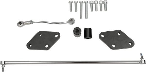 Forward Control Relocation Kit Black 50, 1, nordicamoto.ro