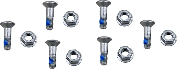 MOOSE RACING Sprocket Lock Bolt Kit Silver, 1, nordicamoto.ro