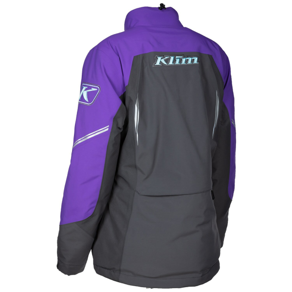 Klim Strata Insulated női motoros kabát, fekete – metál ezüst, 8, nordicamoto.ro