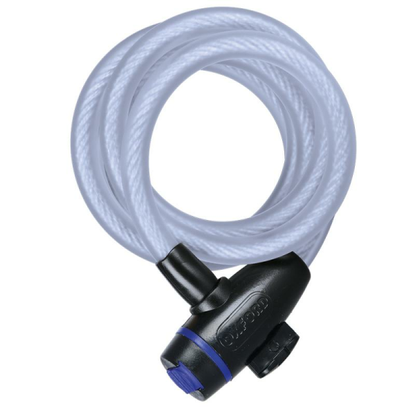 Oxford Antifurt kábel, 1,8 m × 12 mm, átlátszó, 1, nordicamoto.ro