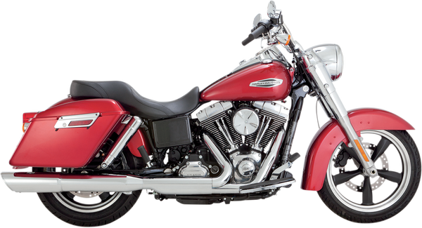Twin Slash 2-into-1 Slip-on Muffler Chrome, 2, nordicamoto.ro