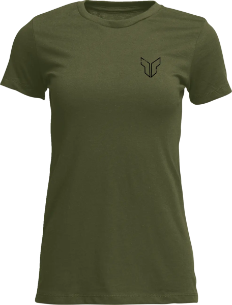 Tricou Dama Thor Patched Up Verde XL, 1, nordicamoto.ro