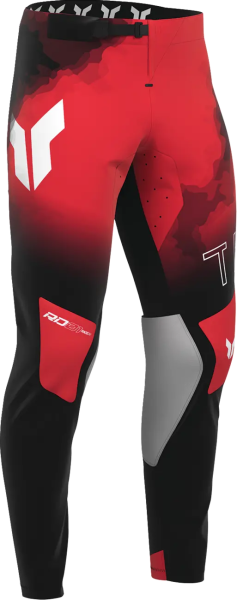 Thor Sportmode Carbon piros/fekete nadrág, 34-es méret, 1, nordicamoto.ro