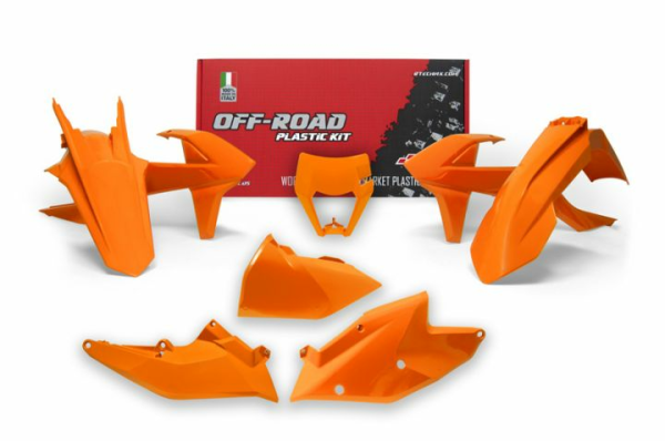 Kit Plastice RACETECH KTM EXC/EXC-F '17-'19 Alb, 1, nordicamoto.ro