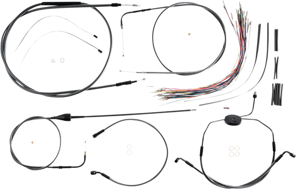 Karbonfibr Designer Handlebar Installation Kit Silver, 2, nordicamoto.ro