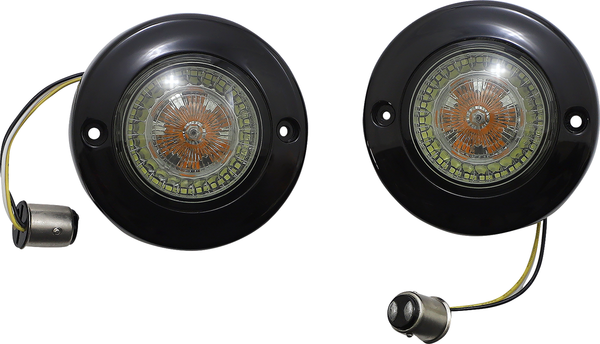 Probeam® Dynamic Ringz® Led Turn Signals Black, 4, nordicamoto.ro