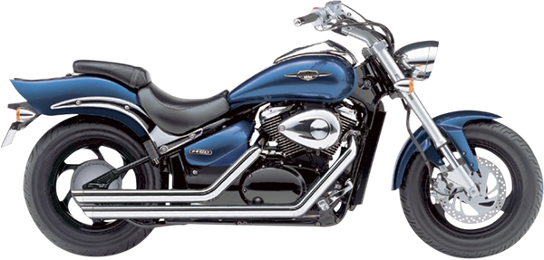 Streetrod Slashdown Exhaust System Chrome, 1, nordicamoto.ro