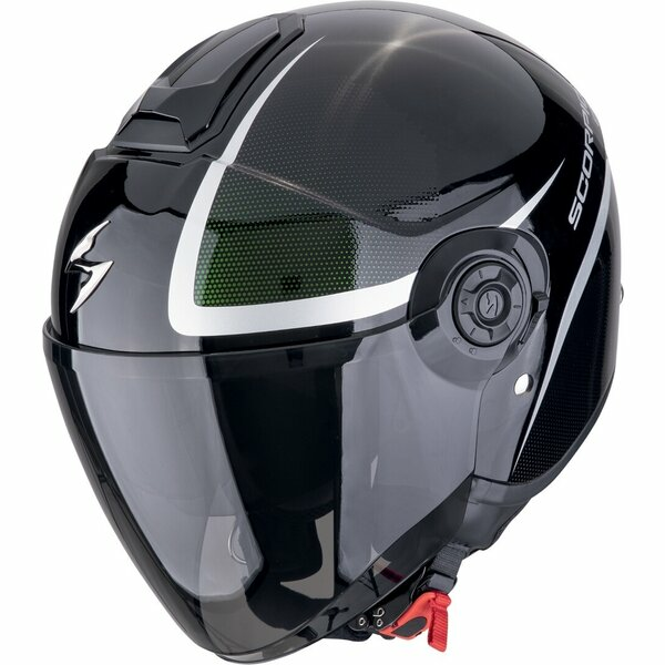 Casca open face/jet SCORPION EXO CITY II INTERCITY S Negru/Cameleon, 1, nordicamoto.ro
