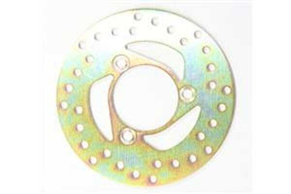Round D-series Fixed Offroad Brake Rotor Gold, Polished Steel, Stainless Steel, Zinc, 1, nordicamoto.ro
