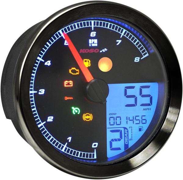 Hd-04 Speedometer/tachometer Black, 3, nordicamoto.ro