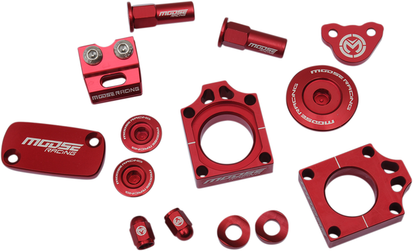 Bling Pack Kit Red, Anodized, 1, nordicamoto.ro
