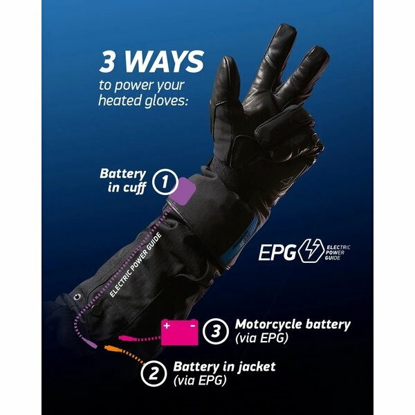 Manusi cu incalzire electrica MACNA PROGRESS RTX DL 2.0 Negru M, 8, nordicamoto.ro