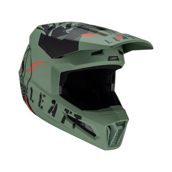 Casca Leatt 2.5 V23 Cactus Green/Black L +, 1, nordicamoto.ro
