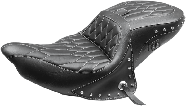 Heated One-piece Touring Seat Black, 2, nordicamoto.ro