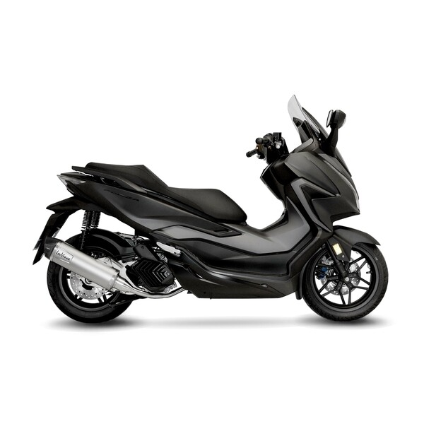 Lv One Evo Stainless Steel Full-system Exhaust Black, Matte, 1, nordicamoto.ro