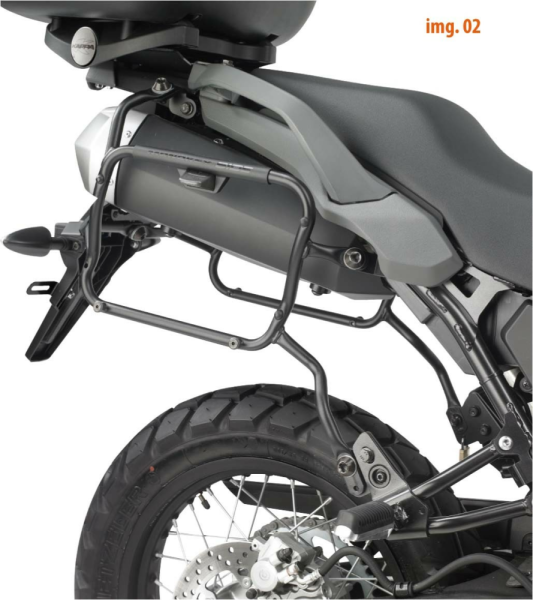 Kappa oldalsó csomagtartó-keret a SUZUKI DL 1000 V-STROM '17–'19 modellhez, 1, nordicamoto.ro