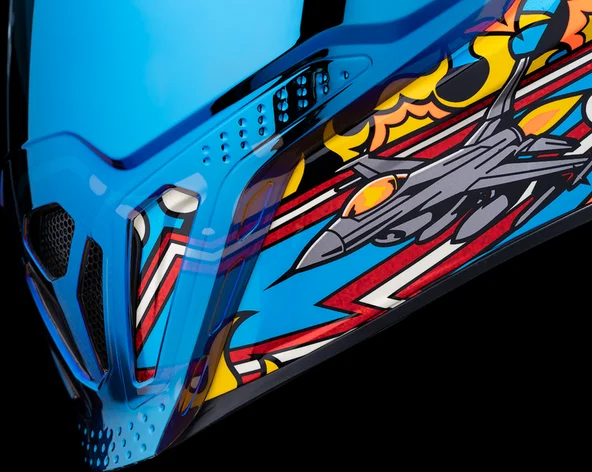 Casca Icon Airflite Fly Boy Red/Yellow/Blue XS, 12, nordicamoto.ro