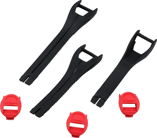THOR Blitz Xp Mx Boot Straps Black, Red  1 - 7, 2, nordicamoto.ro