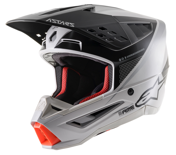 Supertech M5 Rayon Mx Helmet Black, Gray, Silver  XL, 3, nordicamoto.ro