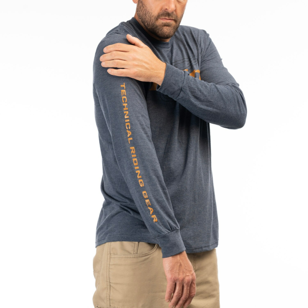 K Corp LS T White - Vivid Blue (Non-Current), 2, nordicamoto.ro
