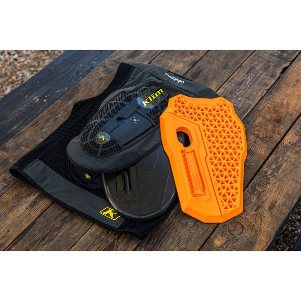 Protectie Spate Klim Compatibil cu Airbag Vest D3O Level 2 Orange, 6, nordicamoto.ro
