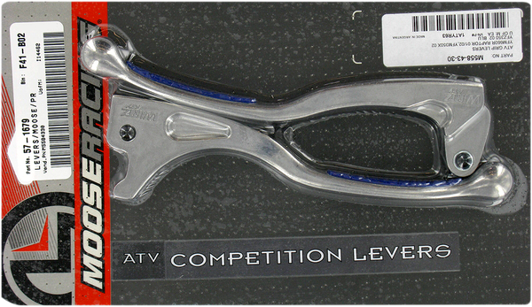 MOOSE RACING Competition Grip Lever Set Blue, 2, nordicamoto.ro