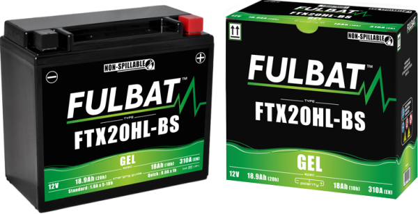 Fulbat FTX20HL-BS gélszerű ATV-akkumulátor Can-Am/CF MOTO járművekhez, 2, nordicamoto.ro