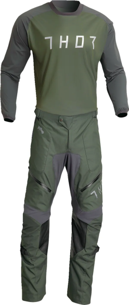 Tricou Thor Terrain Black/Green XL, 3, nordicamoto.ro