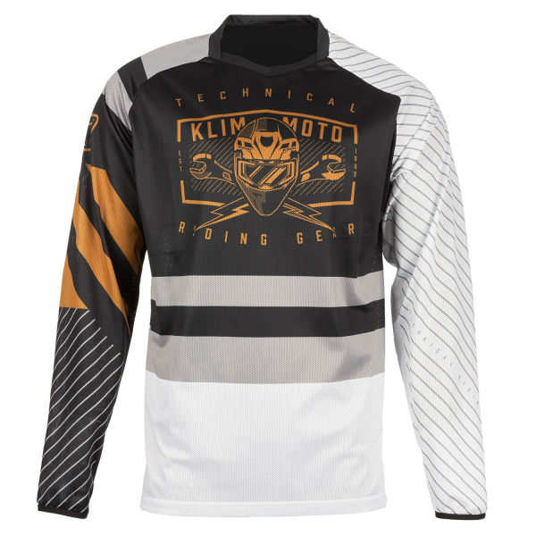 Tricou Klim Petrol Ignite - White, 47, nordicamoto.ro