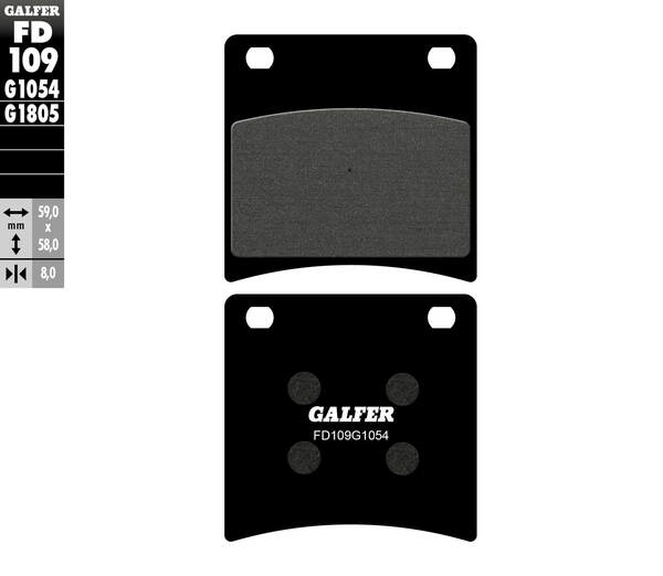 Semi-metallic Brake Pads, 1, nordicamoto.ro