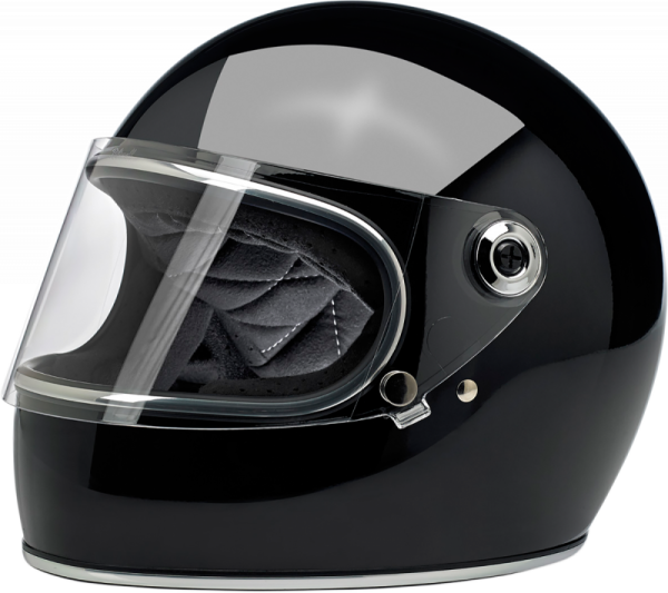 Gringo S Full Face Helmet Gloss Black Small Black S, 1, nordicamoto.ro