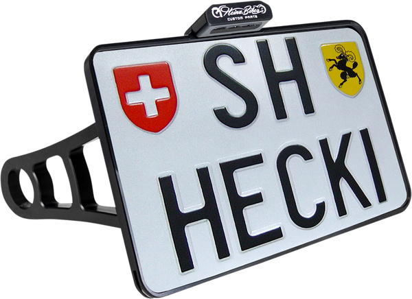 Side Mount License Plate Holder Black, 1, nordicamoto.ro