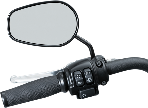 Mirror Stem Extenders Black, Gloss, 1, nordicamoto.ro