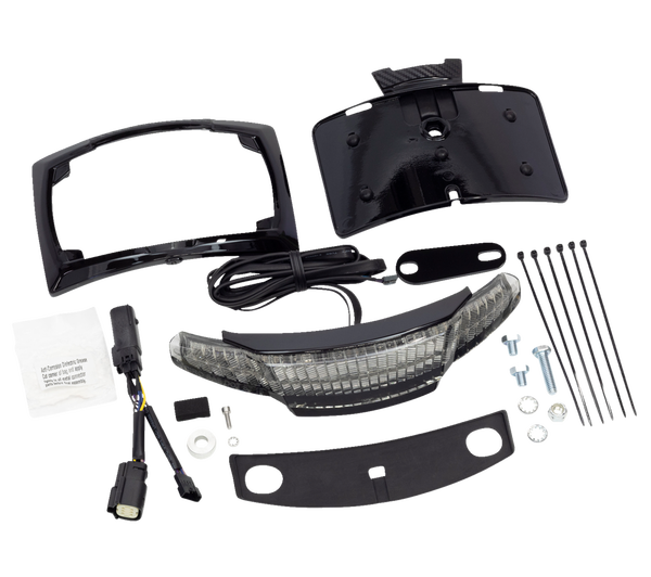 Latitude Taillight And License Plate Mount Black, 3, nordicamoto.ro