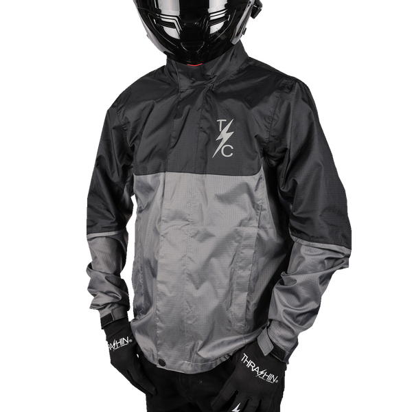 Waterproof Mission Rain Jacket Black, Gray XL, 5, nordicamoto.ro
