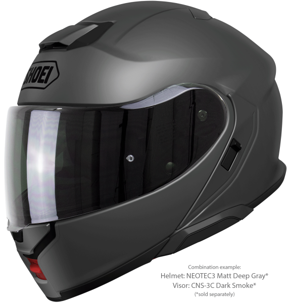 SHOEI NEOTEC3 felhajtható sisak, Gri inchis, S-es méret, 8, nordicamoto.ro