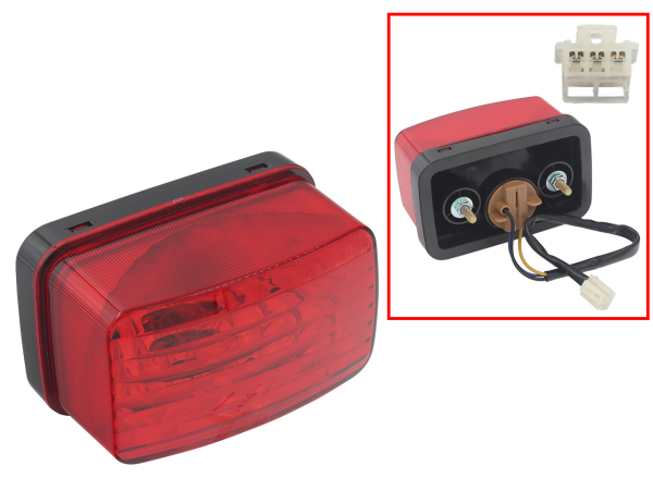 Sno-X Tail light Yamaha Viking + ATV (81-010), 1, nordicamoto.ro