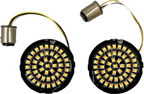 Genesis® 4 Amber/white Led Turn Signal Inserts Amber, White, 1, nordicamoto.ro
