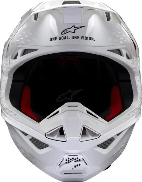 Alpinestars Supertech M10 Solid MX fehér L méretű sisak, 6, nordicamoto.ro