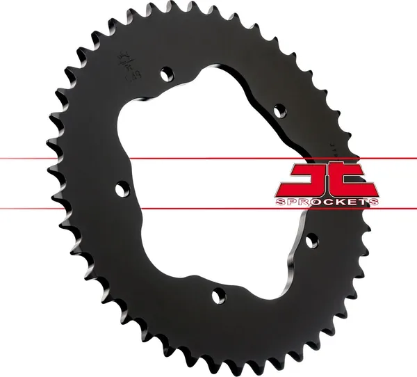 JT SPROCKETS Acél hátsó lánckerék, fekete, 3, nordicamoto.ro