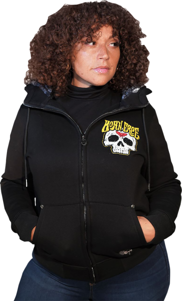 Hoody Wm Zip Brnfre Bk 1w Black, 1, nordicamoto.ro