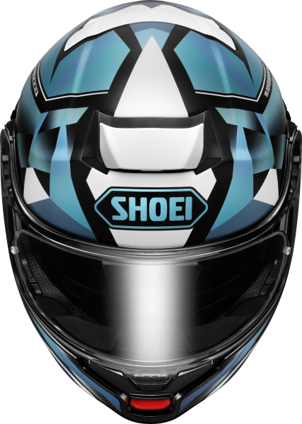 SHOEI NEOTEC3 FRAGMENTS TC-2 felhajtható sisak, kék/fekete/fehér, L-es méret, 7, nordicamoto.ro