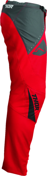 Pantaloni Copii Thor Sector Edge Red/White 18, 5, nordicamoto.ro
