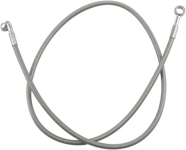 Extended Length Brake Line Silver Oversize [+152 mm (6'')], 1, nordicamoto.ro