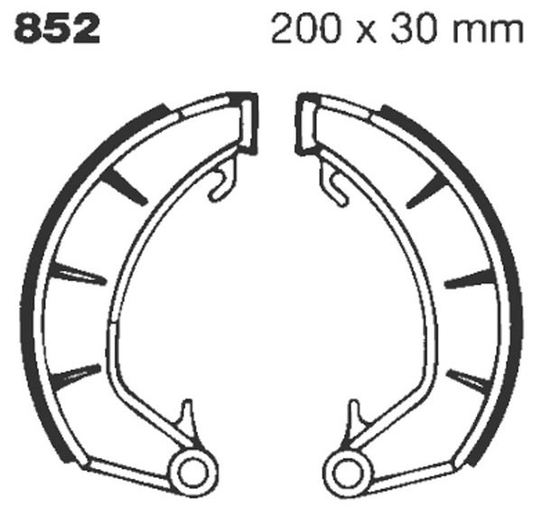 Standard Brake Shoes, 1, nordicamoto.ro