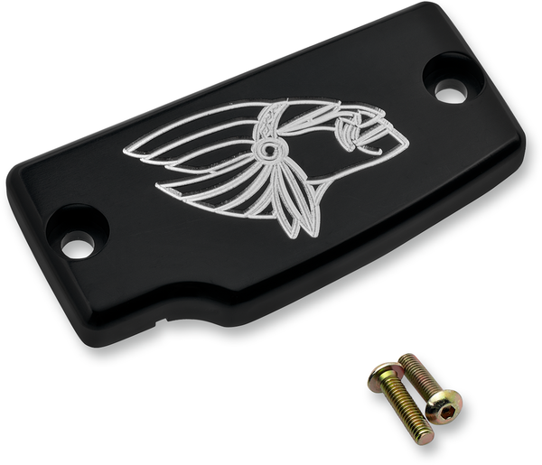 Rear Master Cylinder Cover Black, Anodized, 1, nordicamoto.ro